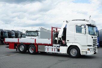 Scania G490 6x2 - valník s hydraulickou rukou 3220 - 4