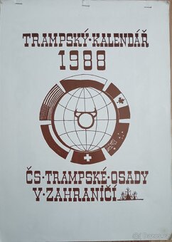 15 x Velký " Trampský kalendář " Tramping. - 4