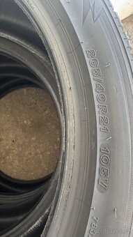 ZIMNÍ PNEU BRIDGESTONE 2x 295/35 R21 a 2x 265/40 R21 Porsche - 4