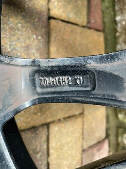 Alu sada Borbet 5x112 + zimni pneu 215/55/16 7,5mm - 4