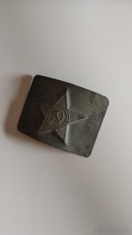 ❕ SSSR PŘEZKA STŘÍBRNÁ ❕ ORIGINÁL ❕ NOVÉ ❕ - 4