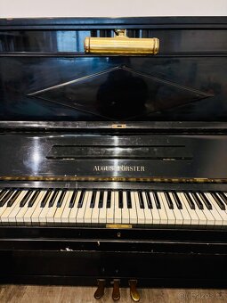 Prodám pianino August Förster - 4