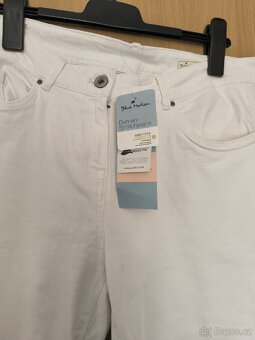 Bílé skinny džíny Blue Motion XL Nové - 4