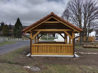 Dřevěný altán 4x4m - 4