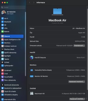 MacBook Air M3 13,6“ ZÁRUKA - 4