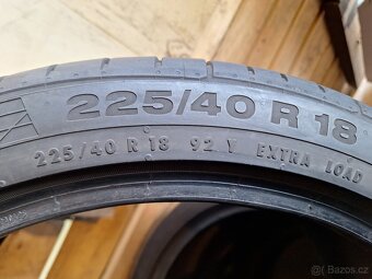Prodám letní pneu 225/40/18 Continental - 4