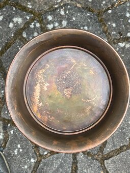 Měděná nádoba - patina - 4