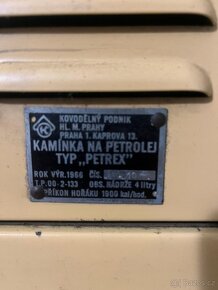 Kamínka na petrolej Petrex - 4