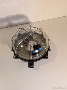 industriální bakelitový lustr, lampa, želva , nové elektro - 4