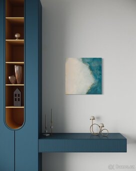 Abstraktní obraz - KRA 60x60cm - 4