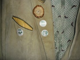 Myslivecké kožené sako Rakouské výroby - 4