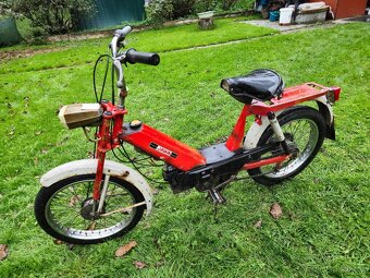 Babetta 207 s kartičkou, červená původní, úzká řídítka 6. - 4