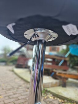 Barová židle 2ks, bez područky, šedá - 4