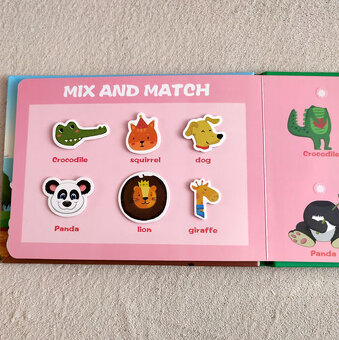 Quiet book - zvířátka - 4