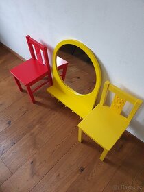 Prodám dětské židličky a zrcadlo - 4