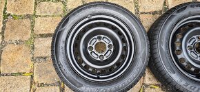 Disky 4x114,3 , zimní pneu 185/60/14 7,5mm - pošlu - 4