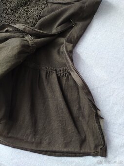 Dámský černý peplum top zn. Amisu, vel. S-M - 4