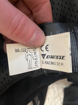 Dvoudílná kožená kombinéza DAINESE - 4