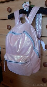 Reserved růžový třpytivý batoh - 4