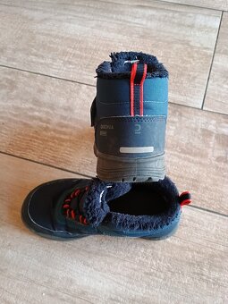 Zimní kotníčkové boty Quechua, vel.30 - Waterproof - 4