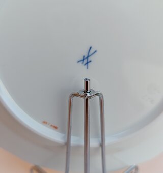 Míšeň - Meissen talíř (dekor růže) - 4