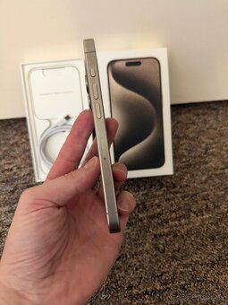 Apple iPhone 15 Pro 512gb Natural Titan. TOP STAV - 4