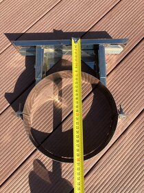 NEREZOVÁ stěnová objímka -nástavná , ø 225mm. - 4