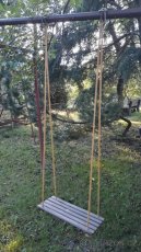 Dětská houpačka dřevěná - 4