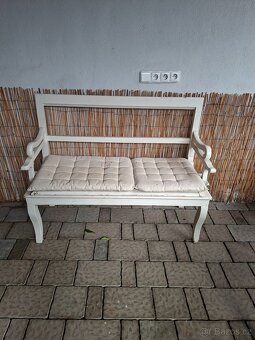 Selská dřevěná lavice - 4