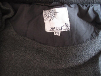 černá zimní bunda Wolf 134/140 - 4