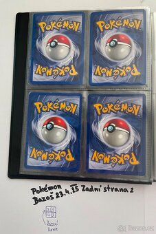 Kusové Pokémon VINTAGE karty (KARTY STARÉ PŘES 20LET)(1) - 4