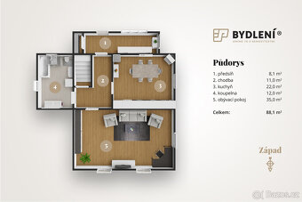 Prodej rodinného domu 4+1, zahrada, 2 garáže, přímý vstup do - 4