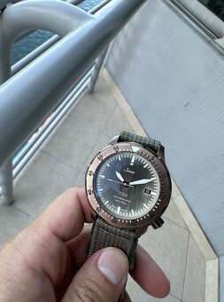 Potápěčské hodinky Sinn T50, T50 zlatý bronz, kompletní sada - 4