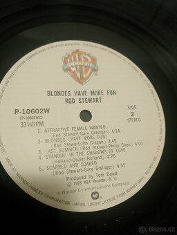 LP Rod Stewart Blondes Have More Fun - 4