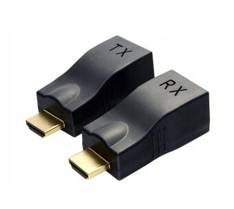 EXTENDER HDMI PŘES KONEKTOR RJ45 CAT 5e/6 cable 4K - 4