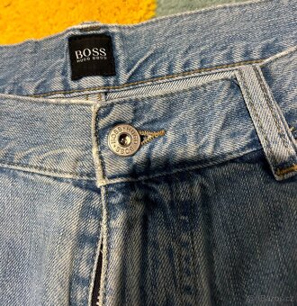 HUGO BOSS SLIM-FIT pánské džíny denim w 36 l 36 - 4