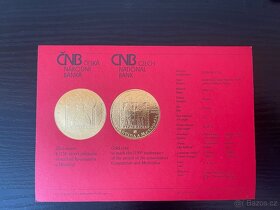 Zlatá mince k 1150. výročí příchodu věrozvěstů Proof - 4