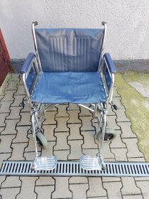 Prodám mechanický invalidní zesílený vozík - 4