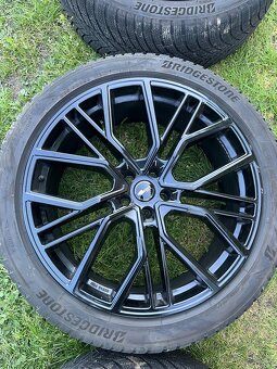 Prodám alu Brock 5x112 r22 zimní pneu 285/40/22 - 4