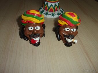 RASTAFARI, REGGAE, BOB MARLEY, JAMAJKA, ZELENÝ LIST, SKA - 4