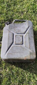 Starý německý kanystr Kraftstoff Feuergefährlich BAT - 4
