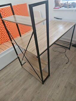 Psací stůl s regaálem - sconto - 4