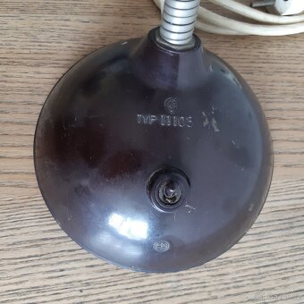 retro stolní lampička bakelitová, Elektrosvit typ 11105 - 4