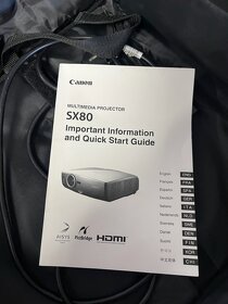 LCD projektor Canon XEED SX80 - 4