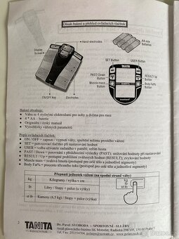 Osobní chytrá digitální váha Tanita - 4