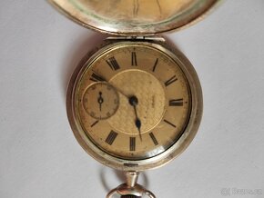 Stříbrné kapesní hodinky BOBI v tule - 4