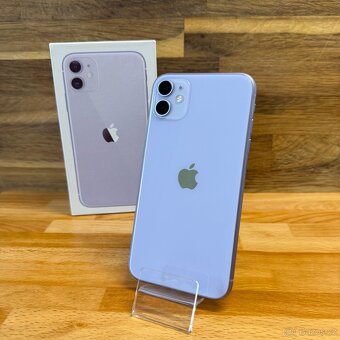 IPhone 11 128GB, fialový, 100% baterie (rok záruka) - 4