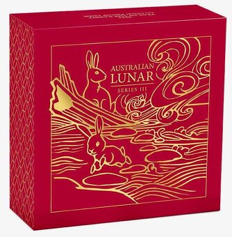 Zlatá mince Rok Zajíce 1 oz PROOF 2023 Lunární série III - 4