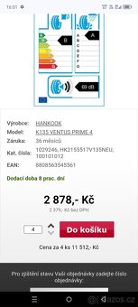 Pneumatiky HANKOOK K135 VENTUS PRIME 4 215/55 R17 94V, letní - 4