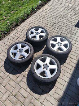 Litá ALU kola 5x108 pneu 205/50 R17 - 4